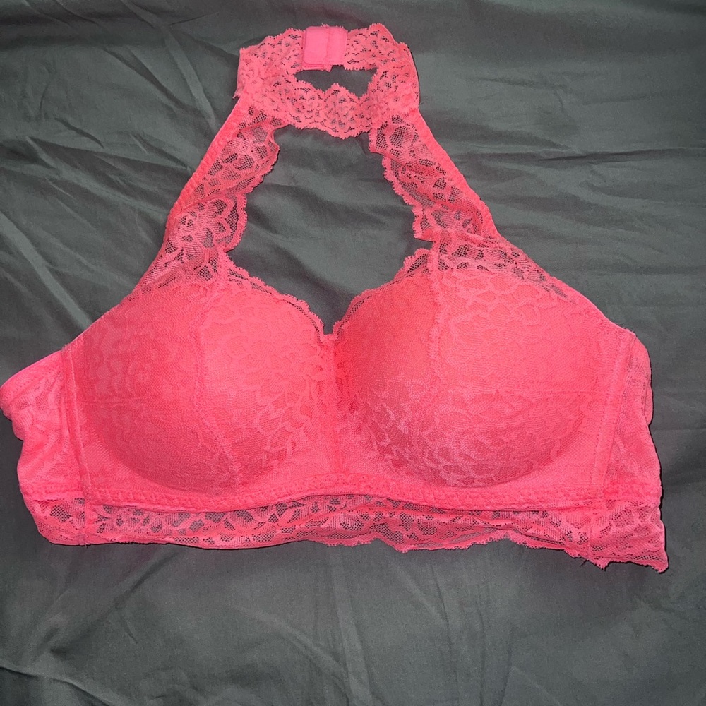 Victoria’s Secret pink high neck bra